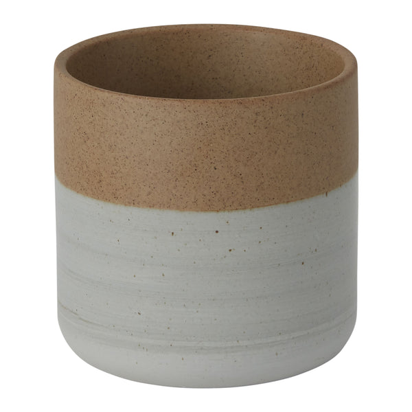 4.5" Light Grey Two-Toned Pot