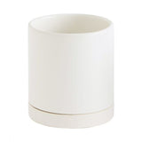 Modern Glazed White Pot