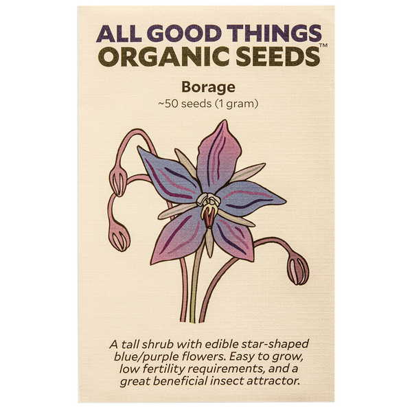 All Good Things Organic Seeds Borage
