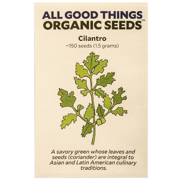 All Good Things Organic Seeds Cilantro 