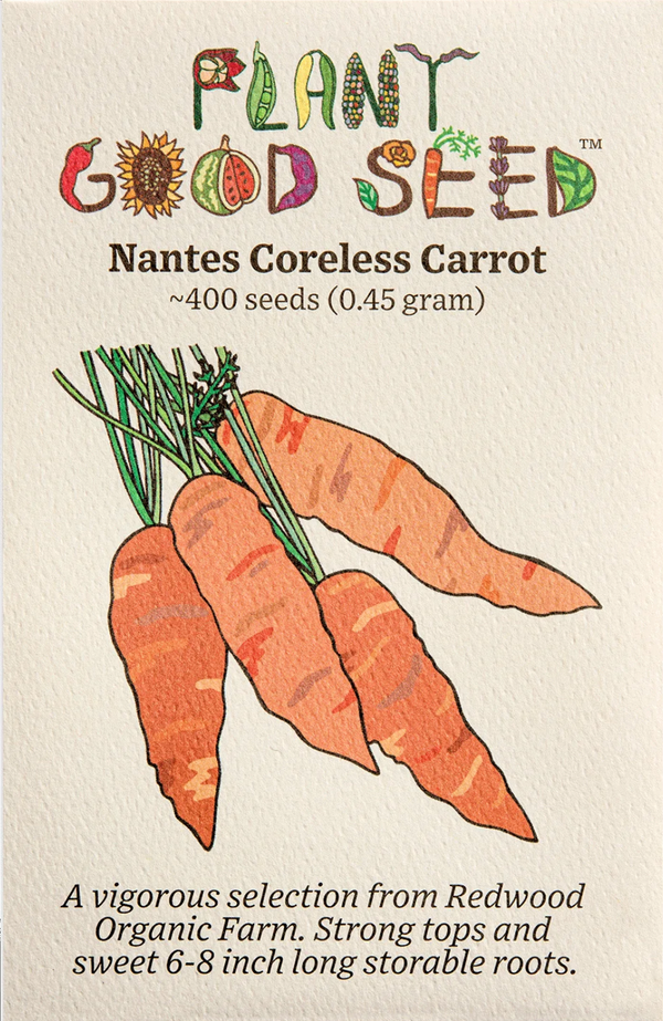 Nantes Coreless Carrot Seeds