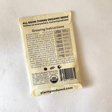 All Good Things Organic Seeds Sugar Baby Watermelon 